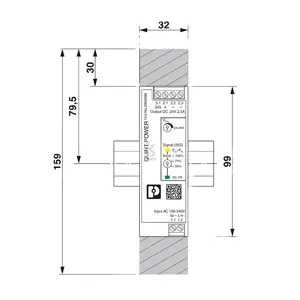 وحدة تزويد الطاقة pheenix/1AC/24DC/SC