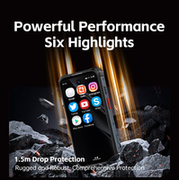 Nouveau téléphone intelligent robuste Armor Structure XS18Pro Max, 4 pouces, 6+128G, sport de plein air, batterie de 3000 mAh, téléphone étanche IP68
