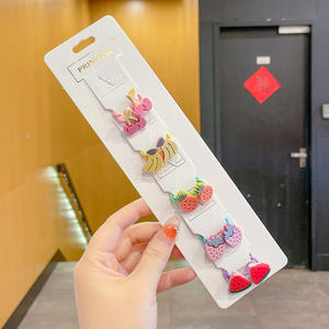 Vendita calda New Cute Princess Flower Fruit Animal Little Girl elastici per <span class=keywords><strong>capelli</strong></span> in gomma - Product Image 2