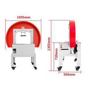 Wallepac ngang tự động tap máy bao bì với một chéo niêm phong đầy đủ vòng tròn quanh co cho thùng carton và hộp xốp bao bì - Product Image 6