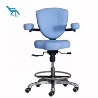 Équipement dentaire, accoudoir, réglage du dossier, siège souple, tabouret de dentiste ergonomique, chaise de Microscope dentaire
