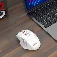 Mouse Game nirkabel ergonomis, Mouse Game lampu latar RGB murah 16000 DPI