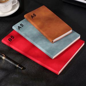 Custom A5 PU <b>Notebooks</b> Thick Paper Smooth Writing <b>Diary</b> for Promotional Gifts - Product Image 6