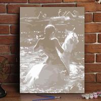 Peinture à l'huile numérique moderne sur toile, peinte à la main, personnalisable, haute qualité, pour la relaxation et la guérison