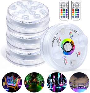 13 LED RGB مصابيح ضوء تعمل تحت الماء عن التحكم IP68 تحت الماء مصباح في الهواء الطلق ضوء الليل للسباحة بركة حديقة حزب Fishtank - Product Image 2