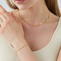 Raquette de tennis en acier inoxydable, nouveau design fait à la main, chaîne, collier, bracelet, parure de bijoux, plaqué or 18 ct PVD, vente en gros d'usine, 2025