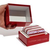 Personnalisé 300gsm bleu core famille vierge marque dubai or dollar joker royal plastique ange grand impression cartes à jouer à échanger