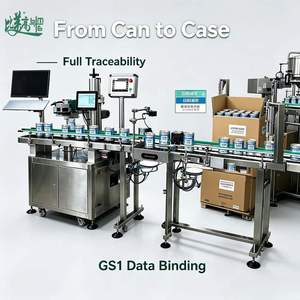 Máquina de Codificación Láser para Latas de Leche en Polvo con Función de Verificación Visual del Código y Alocación de Cajas para Línea de Empaquetado de Alimentos - Product Image 3