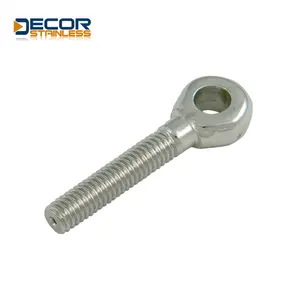 Professional Factory Heavy SS304/316 Welded Eye Bolt Hardware Fitting Stainless Steel Multifunctional