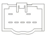 Interrupteur de commande de lève-vitre électrique côté passager, 7 broches, pièce de rechange automobile pour camionnette JMC TFR 2007-2015