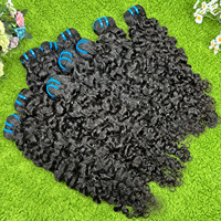 Lots de Cheveux Naturels Vierges Vietnamiens Double Drawn Grade 12A en Gros, Extensions de Cheveux Humains Bouclés Birmans de 22 Pouces, Cheveux Indiens