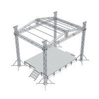 Système de structure de scène portable en aluminium F34 pour DJ, idéal pour événements, expositions et salons professionnels