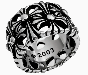 Anello a Catena in Metallo Stile Hip-Hop Europeo e Americano Trendy Dolce e Cool Gioiello da Mano Personalizzato alla Moda per Uomo - Product Image 1