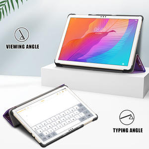 Para <span class=keywords><strong>HUAWEI</strong></span> MatePad <span class=keywords><strong>T10s</strong></span> Case, Durable 3 Fold PU Funda de cuero, también se ajusta a Honor <span class=keywords><strong>Pad</strong></span> 7 10,1 pulgadas - Product Image 4