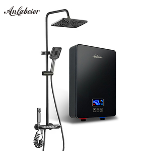 Mini chauffe-eau électrique instantané 6kW 220V avec contrôle WiFi, écran LED, chauffage en 5 secondes, commande tactile, ELCB pour salle de bain et cuisine - Product Image 1
