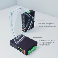 Convertisseur Ethernet 4 ports RS485 HUAIOT E604, Serveur de périphériques série, Passerelle Modbus, Montage sur rail DIN/mural, MQTT, Large plage de tension