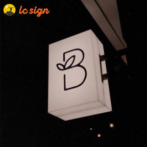 LC segno rotondo esterno acrilico scatola luminosa segno <span class=keywords><strong>LED</strong></span> pubblicità scatole luminose - Product Image 2