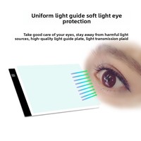 Table lumineuse LED A4 simple pour calligraphie et traçage, panneau translucide pour dessin, en stock, de la marque Other Brand