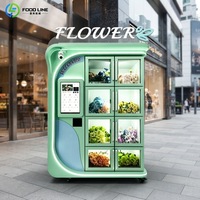 Máquina Expendedora Refrigerada para Exteriores de Flores Híbridas, Solución Inteligente de Venta Minorista para la Venta de Ramos Frescos