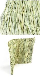 <span class=keywords><strong>Cage</strong></span> à mailles de lapin <span class=keywords><strong>Gerbil</strong></span> pour animaux domestiques, nid d'herbe tissé, maison de lapin, yourte, château de cochon d'inde, lit, abri, jouet à mâcher - Product Image 4