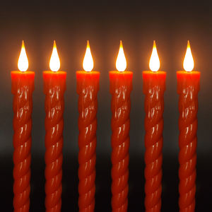 सर्पिल फ्लैमेलेस मोमबत्तियों की बैटरी संचालित कैंडलस्टिक्स घर की शादी की सजावट के लिए मोमबत्ती प्रकाश - Product Image 5