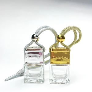 Hot Empty <strong>Refillable</strong> <strong>Car</strong> Perfume Bottles Hanging <strong>Car</strong> Air Freshener Bottle with Gold Silver Black Pink Rose Gold Cover - Product Image 5