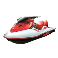 Jet ski en fibre de verre Hison 1400cc Water Bike avec moteur 4 temps 300hp certifié EPA