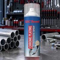Peinture chromée effet or brillant pour miroirs de voiture, peinture en spray effet chrome