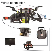 Module de déroulage de câble à fibre optique anti-interférence longue portée pour drone, bobine de fibre optique, kit UVA FPV