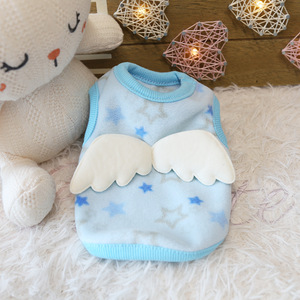 JXANRY graziosi vestiti caldi <span class=keywords><strong>per</strong></span> cuccioli di cane e gatto cappotto invernale <span class=keywords><strong>per</strong></span> gatti appena nati in polvere blu latte morbido e accogliente - Product Image 6