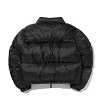 Blouson d'hiver matelassé réversible personnalisé pour homme, avec capuche, en tissu côtelé, chaud et rembourré, style doudoune