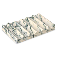 Haute Qualité Naturel De Luxe Marbre Rectangulaire Plat Salle De Bains Accessoire Porte-Savon Conteneur Boîte Plaque De Savon Marbre Porte-Savon