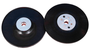 Di alta qualità <span class=keywords><strong>flessibile</strong></span> da 4.5 pollici <span class=keywords><strong>disco</strong></span> in fibra di <span class=keywords><strong>plastica</strong></span> supporto Pad <span class=keywords><strong>per</strong></span> smerigliatrice angolare <span class=keywords><strong>disco</strong></span> nero - Product Image 5