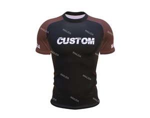 Dropshipping tùy chỉnh jiu jitsu mùa hè UPF50 + thanh thiếu niên & người lớn trống Ngắn Tay Áo phát ban bảo vệ bjj không có gi Rashguard võ thuật mặc - Product Image 5