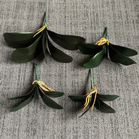 YL Realistische Handgemaakte Kunstmatige Phalaenopsis Cymbidium Orchidee Bladeren Huisdecoratie Bruiloft Bloemstukken Kunstmatige Potplant
