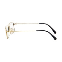 Gafas Ópticas Metálicas Cuadradas de Diseño Ligero y Flexible, Cómodas de Usar, Unisex, para Todas las Formas de Rostro, Envío Rápido