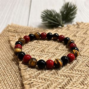 Pulsera de Piedras Naturales con Baño de Oro, Moderna y Colorida, para el Manejo del Estrés, de Primera Calidad, Rentable y con Origen Estándar - Product Image 3