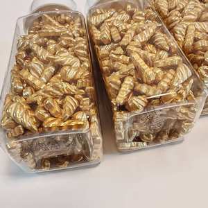 Venta directa de fábrica Cuerno de <span class=keywords><strong>unicornio</strong></span> dorado <span class=keywords><strong>Pastel</strong></span> de caramelo Sprinkles Postre de Navidad Azúcar Perla Frijol Comestibles Ingredientes de panadería - Product Image 3