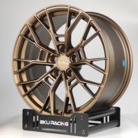 Jantes Bku forgées 5x120.65 pour Chevrolet Corvette C8 C7 C6 C5 ZR1 Z06 19 20 21 22 pouces, jantes en alliage brossé bronze personnalisées