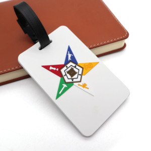 Etiqueta de Equipaje de PVC Azul Real Zeta Finer 1920 2020, Etiqueta de Equipaje Personalizada de la Hermandad Griega con Logotipo - Product Image 3
