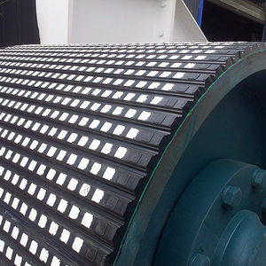 Polea transportadora de cemento y piedra Huadu, tambor resistente al desgaste con revestimiento, certificado ISO/CE, placa metálica, rodamiento de bolas OEM, ancho de banda - Product Image 2