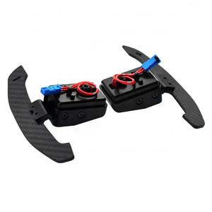 Palettes de changement de vitesse magnétiques en carbone SYPES palettes de changement de volant pour <span class=keywords><strong>Toyota</strong></span> <span class=keywords><strong>Supra</strong></span> A90 extension de manette de vitesse à palettes - Product Image 4