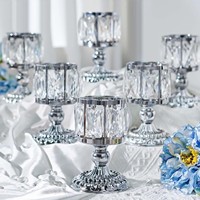 Supports de bougies et coupelles en fer de style européen pour la décoration intérieure, ornements de mariage, artisanat, en provenance de Chine, emballés