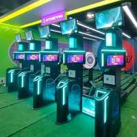 A4 Commercial Multi  Simulateur de tir à l'arc interactif à monnayeur pour centre de divertissement et centre commercial (FEC)