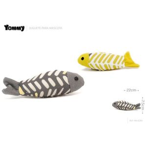 Juguete de Peluche Interactivo para Mascotas Yommy Fish de 22 cm - Product Image 1