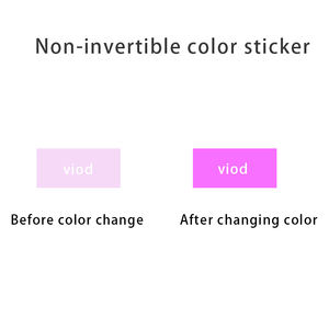 Irreversible Verfärbungsaufkleber, elektromechanische Ausrüstungstests, irreversible thermoaufkleber, anpassbar - Product Image 3