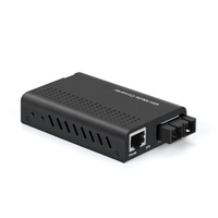Convertisseur de média fibre optique mini 10/100Base-TX RJ45 100Base-FX monomode SC 1310/1550nm 20km 5G avec garantie de 3 ans et certification RoHS