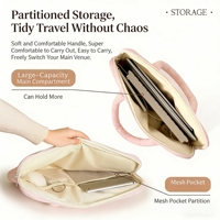Étui pour ordinateur portable personnalisé, housse pour ordinateur portable rembourrée avec poignée, compatible avec MacBook Air Pro, sac pour ordinateur portable pour femme et homme