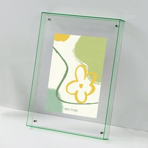 Bán Buôn Tùy Chỉnh Đầy Màu Sắc Hiện Đại Máy Tính Để Bàn Đứng Miễn Phí Acrylic Khối Khung Ảnh Wall Mount Neon Acrylic Hình Ảnh Khung - Product Image 3