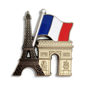 Nhiều màu pháp <span class=keywords><strong>Eiffel</strong></span> tháp quà lưu niệm khuyến mại quốc gia ngày Quà Tặng kim loại tủ lạnh nam châm - Product Image 4